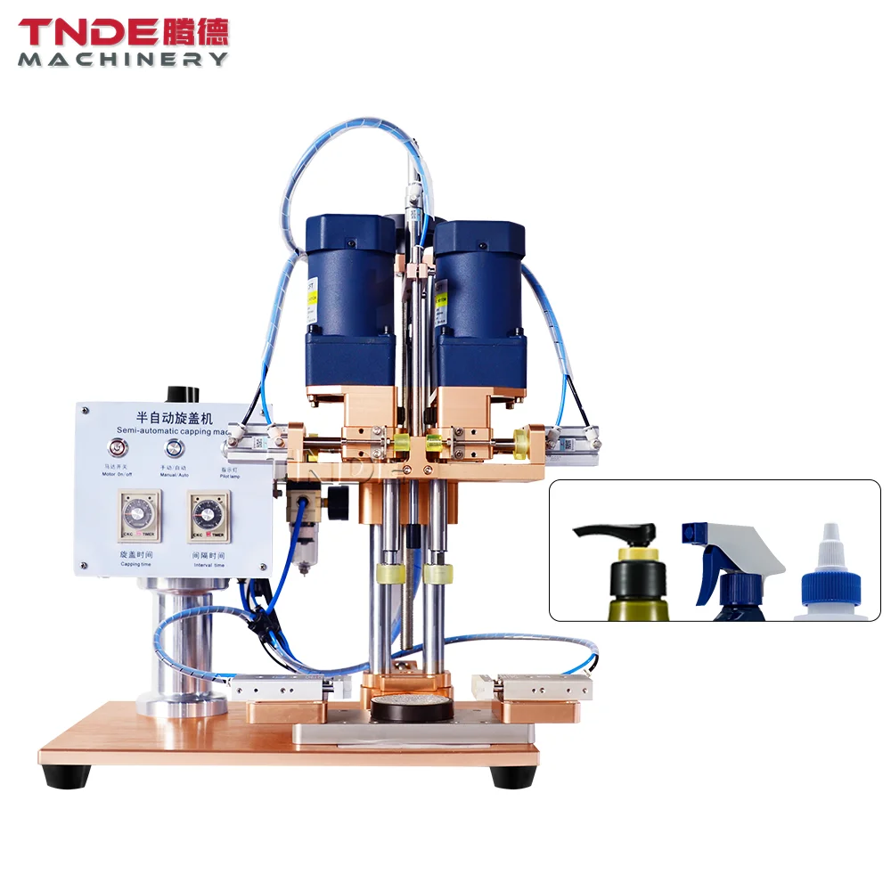 

Good Price Semi Auto Screw Pump Lid Capping Machine