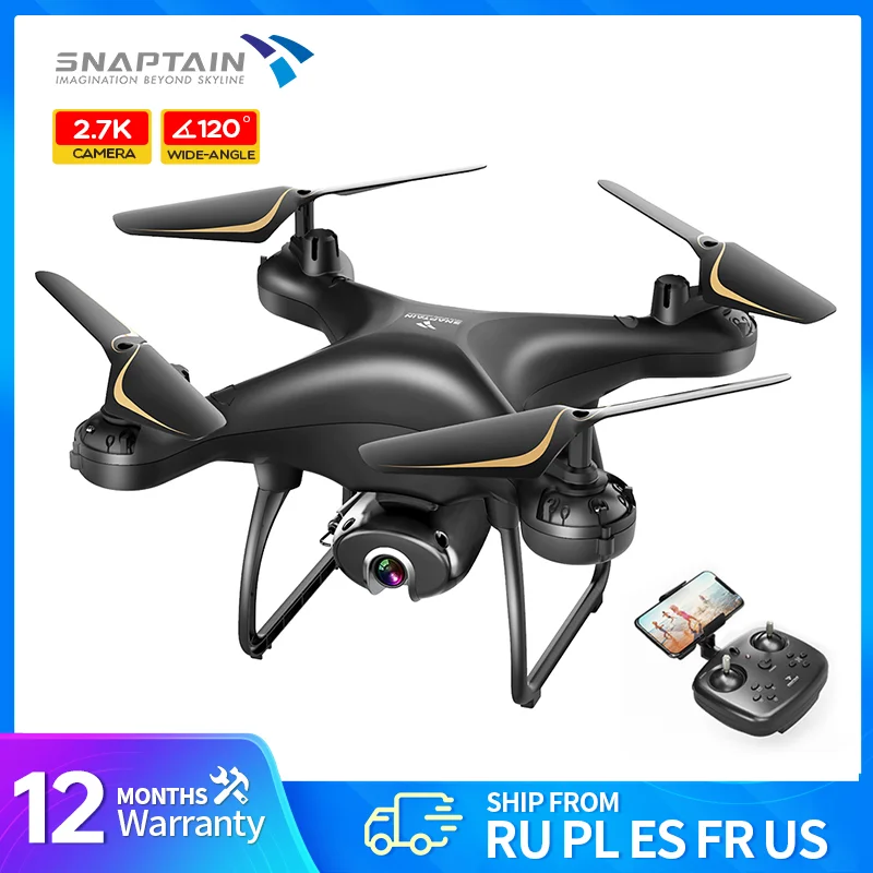 

Дрон SNAPTAIN SP600, камера 720P HD, WiFi, FPV, голосовое управление, управление жестами, дистанционное управление