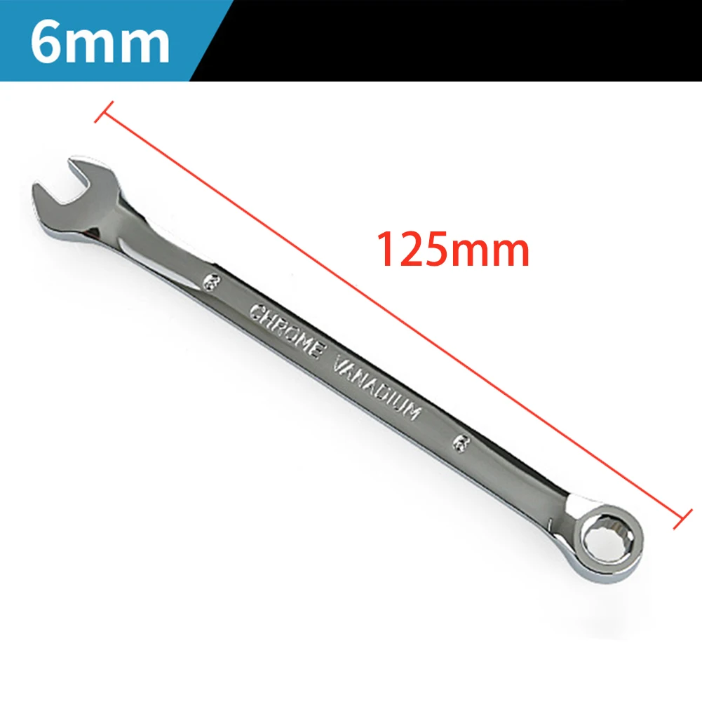 

1pcs Ratchet Wrench Spanner Socket 6-32mm For Narrow Space Home Electrical Automobile Mechanical Non-motor Vehicle Hand Tool