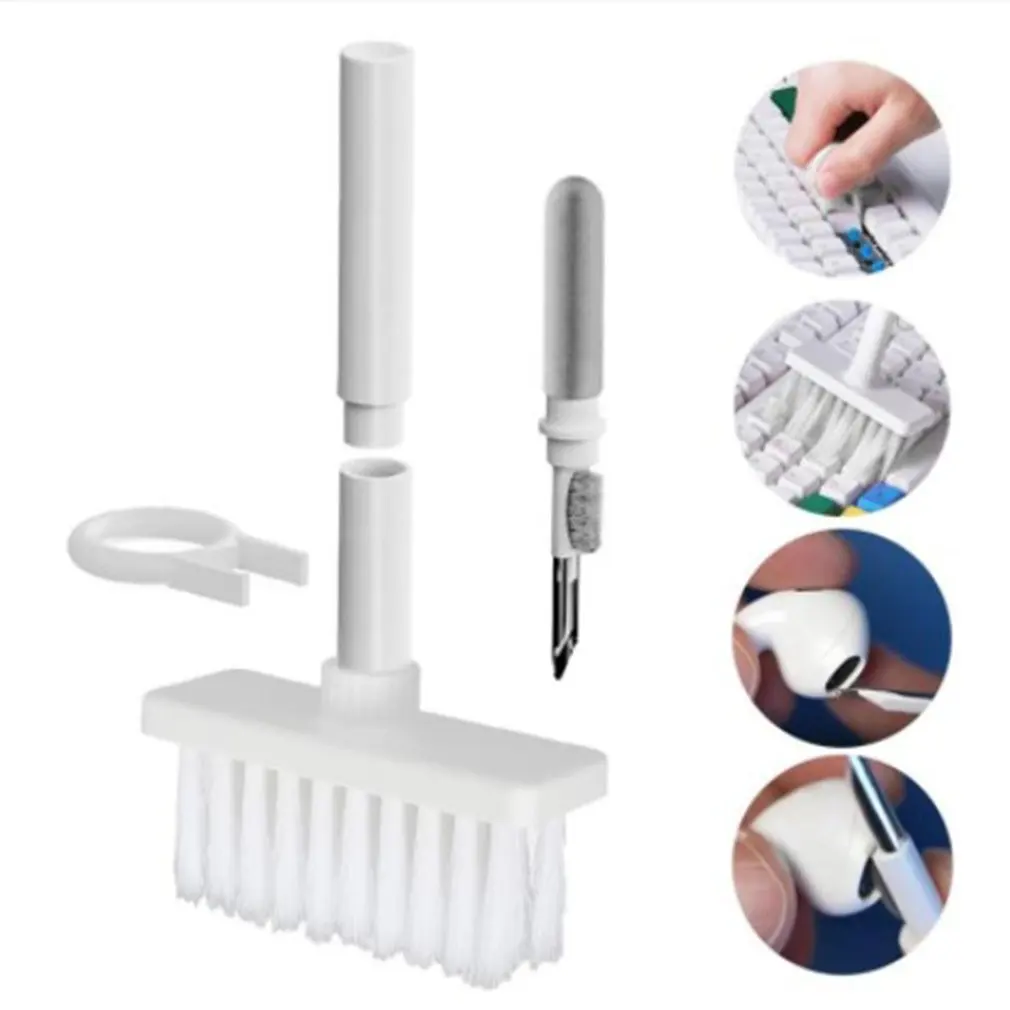 

Keyboard Cleaning Brush Set 5 In 1 Multi-fuction Computer Cleaning Tools Corner Gap Dust Removal Cleaning Brush For Gamers