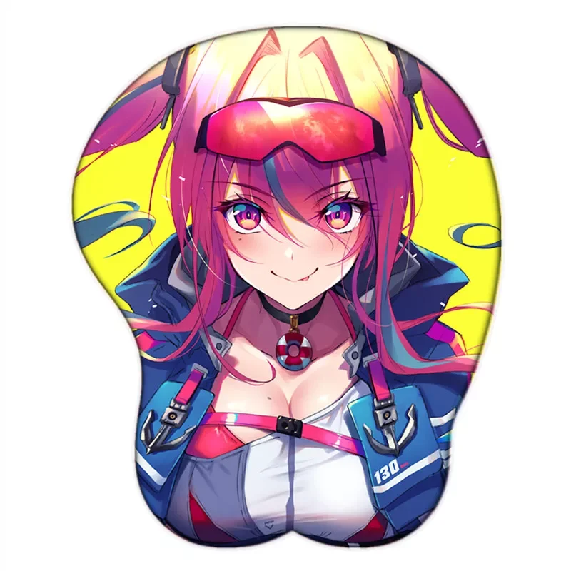 

Bluetooth Лейн крутая девушка Бремертон 3D сексуальные груди коврик для мыши с мягкой силиконовой грудью