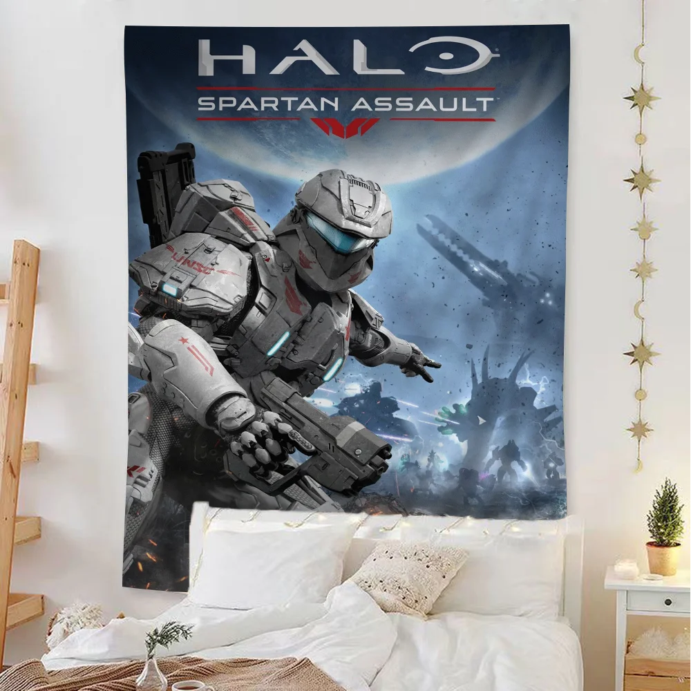 Классические игры серии H-Haloes1-5 красочный гобелен настенный хиппи цветы