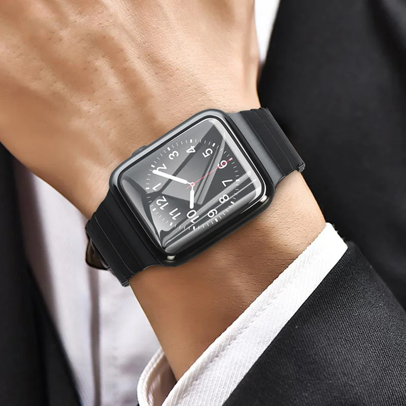 Metal Loop Strap For Apple Watch UItra 8 7 45mm 41mm 49mm Stainless Steel Bracelet For iWatch 6 5 4 3 SE 3 44mm 42mm 40mm Correa