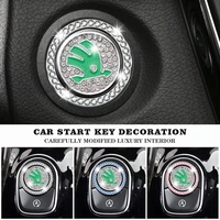 car switches button covers interior engine ignition start button protective cover for skoda octavia a5 a7 rs fabia superb rapid