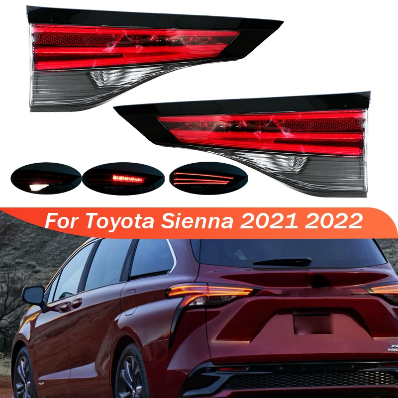 Для Toyota Sienna 2021 2022 автомобильный внутренний задний фонарь в сборе светодиодный
