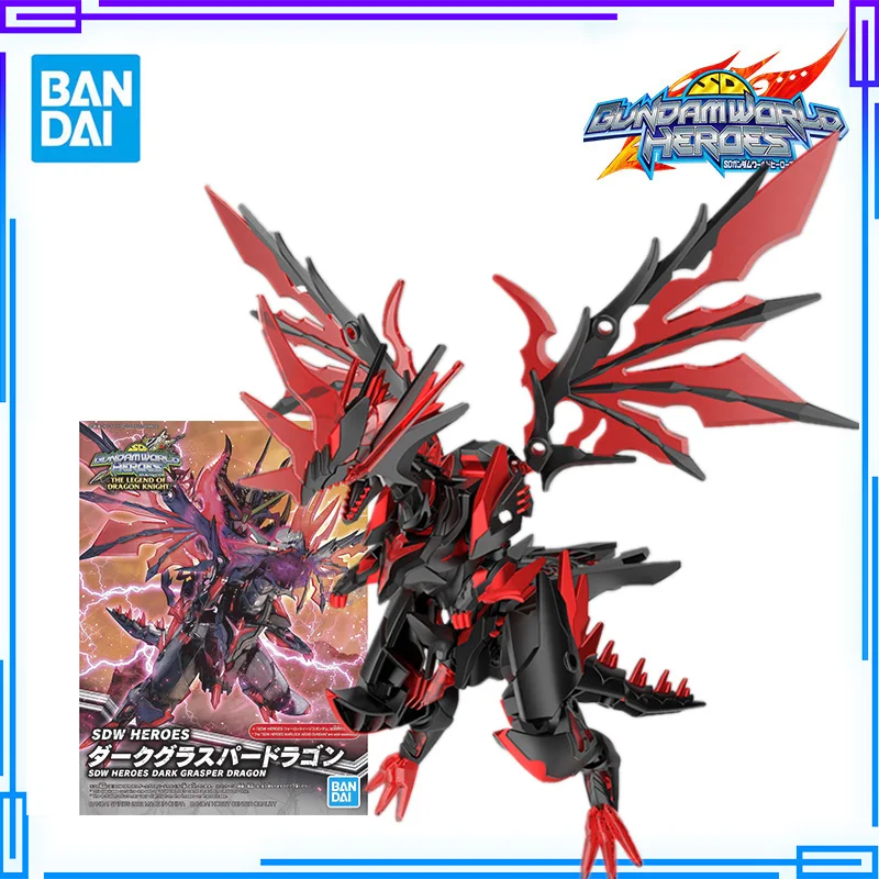 

Фигурка Bandai BB SD SDW Gundam, фигурка героя мира, легенда о темном захвате, дракон, игрушка в сборе, оригинал
