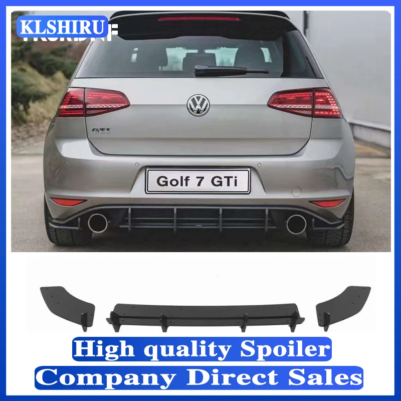 

For Volkswagen Golf 7 VII MK7 GTI 2014-2017 car rear lip diffuser