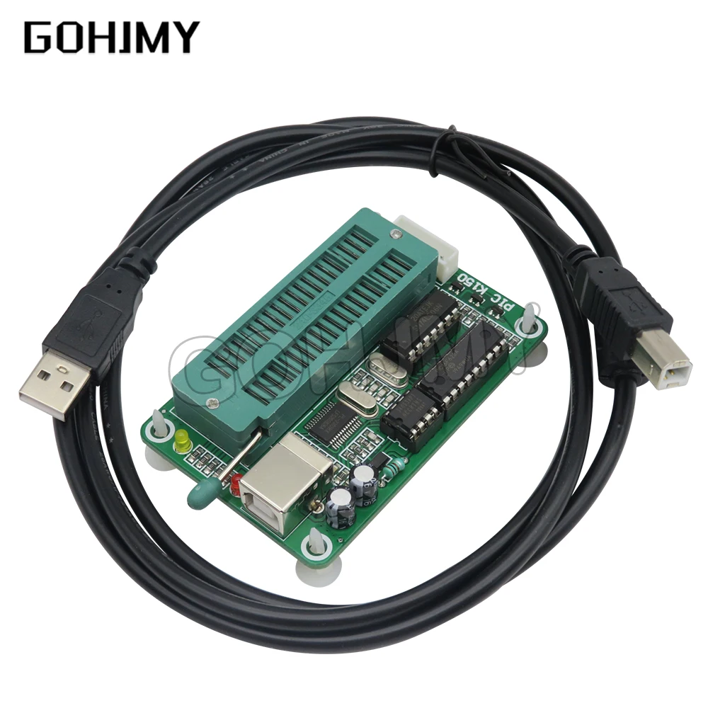 

Программатор GOHJMY PIC K150 ICSP, автоматическое программирование USB, разработка микроконтроллера + 30 см USB ICSP кабель