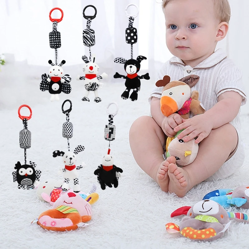 

Baby Stroller Rattle Toy Pushchair Wind Chime Pram Pendant Crib Hanging Bed Bell