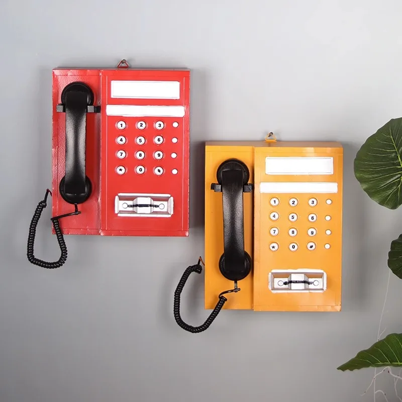 Винтажная розовая настенная Подвеска для телефона радиомодель украшение