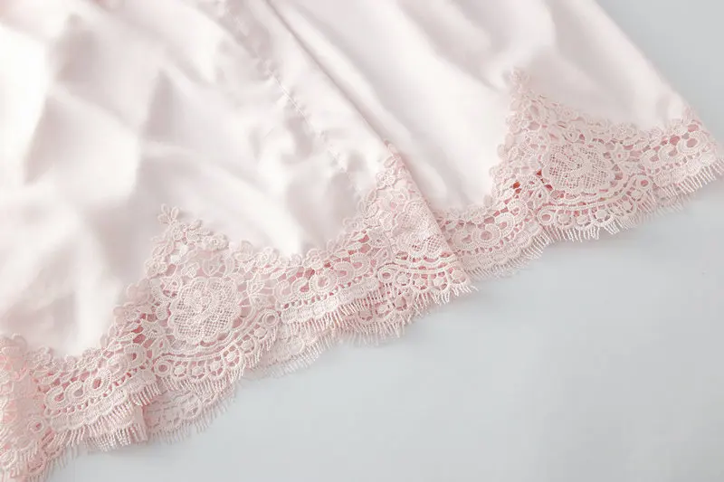 Bridal Robes Matt Satin Lace Robe with Trim Gown Wedding Bride Robes Bridesmaid Kimono Robe Bridesmaid Robe Bathrobe Women