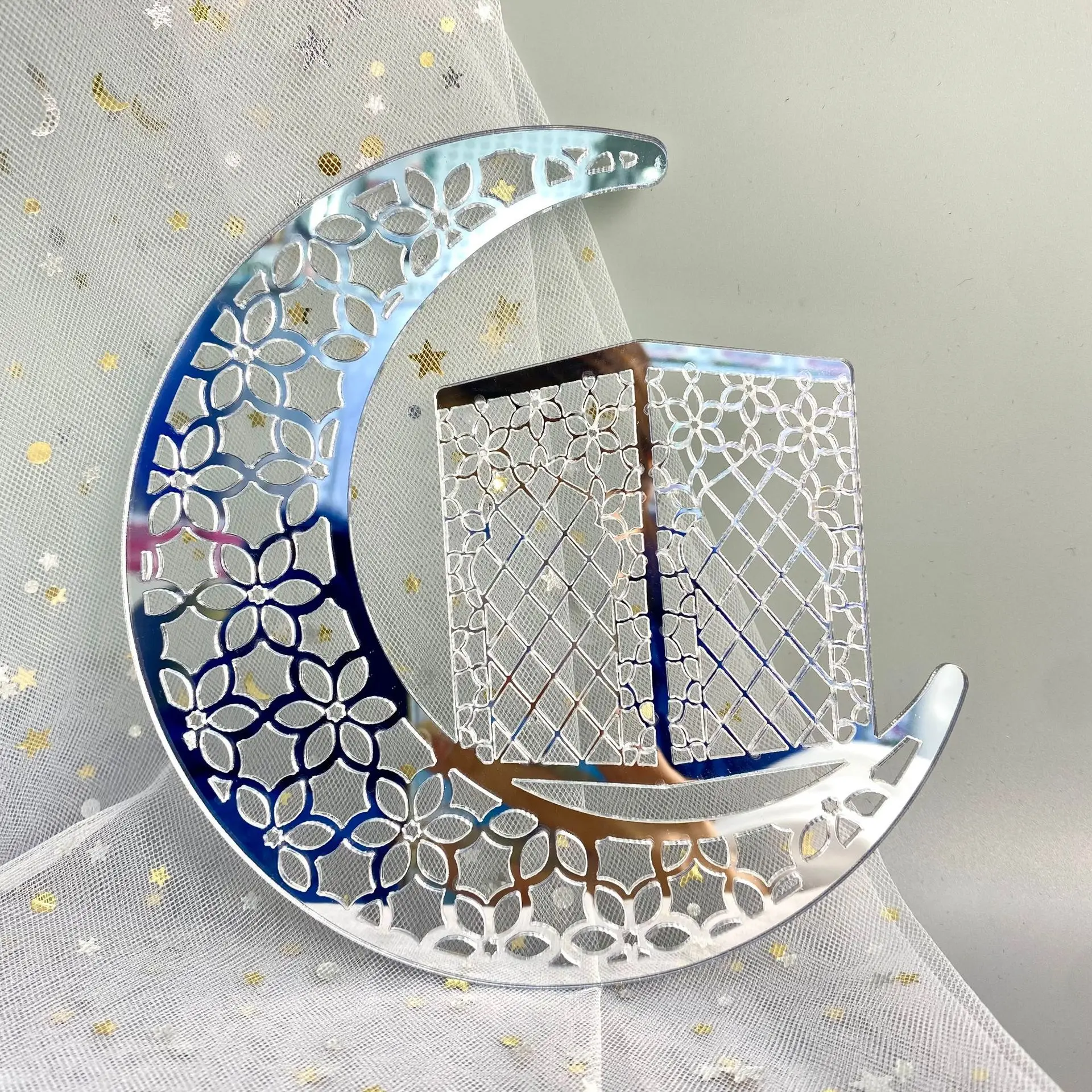 

Sliver/Gold/black Eid Wall Sticker Eid Mubarak Gift Ramadan Decoration for Home Islamic Muslim Ramadan Party Decoration Supplies