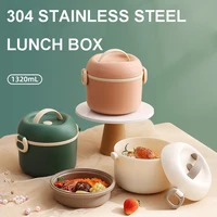 portable stainless steel lunch box for girls japanese style food storage containers salad snack box kids bento box for school