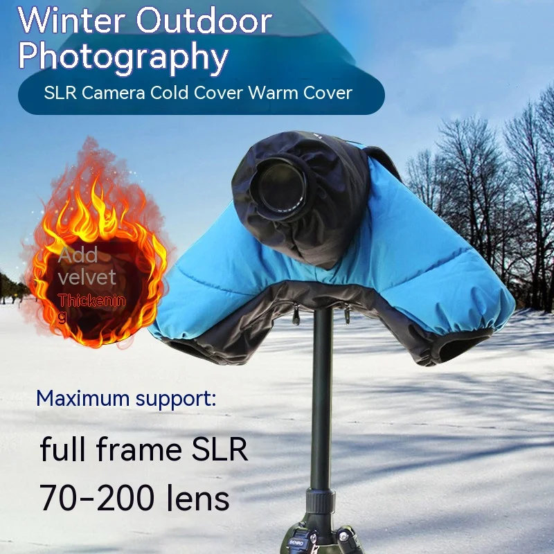 

SLR Камера Холодный чехол зимний уличный теплый чехол от дождя Защита от замерзания снега 5D4 3 2 перчатки для фотосъемки для Canon 90D70D R5R6