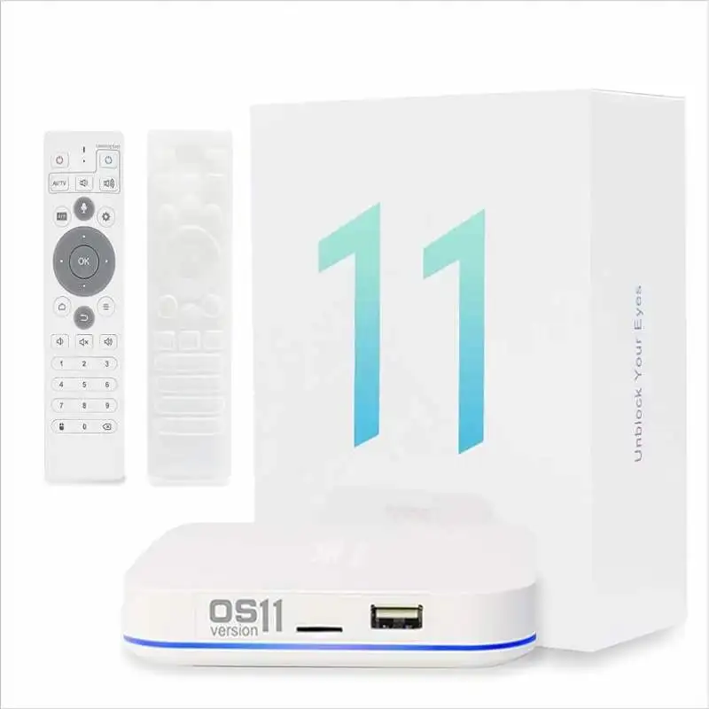 [Подлинная] 2024 НОВОЕ ПРИБЫТИЕ Unblock Tech 11 Android TV Box UBOX PRO MAX 4 ГБ 64 лучшая телеприставка