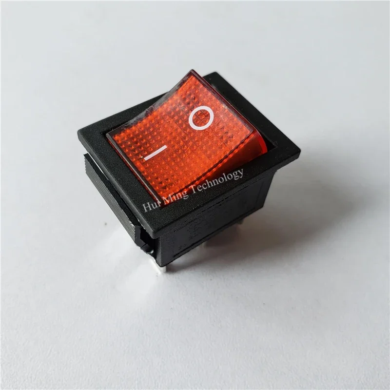 12 шт. красный клавишный выключатель яркости 250 В 16 А