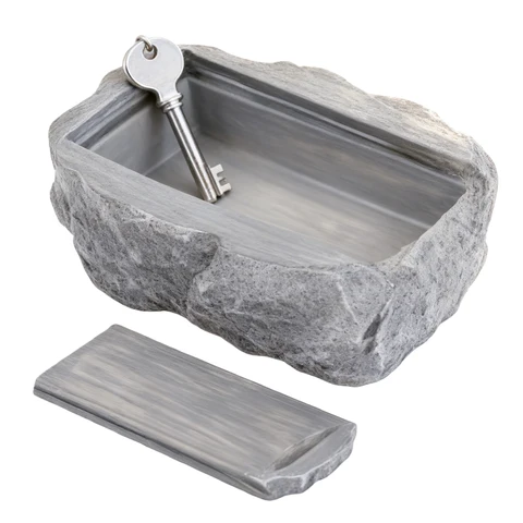 Наружный скрытый держатель для ключей большого размера, реалистичный скрытый держатель для ключей, выглядит так настоящий камень для наружного сада или двора