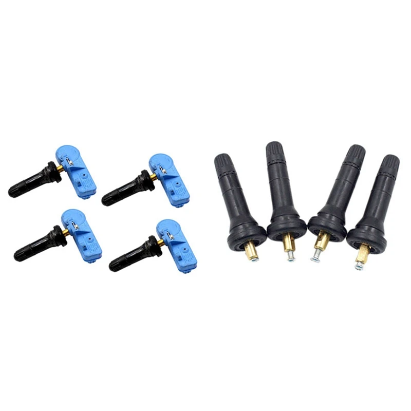 

1 Set Type Tire Pressure Sensor Tpms Valve Stem Nozzle & 1 Set Tpms Tire Pressure Sensors For Gmc