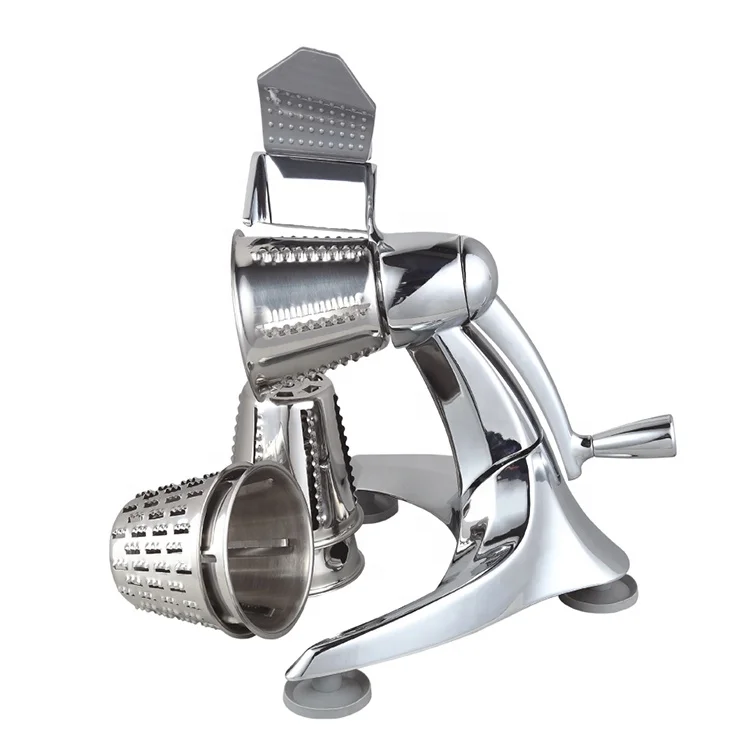 

Saladmaster Food Processor Salad Vegetable Cutter Slicer Shredder 5 Stainless Steel Cutting Cones