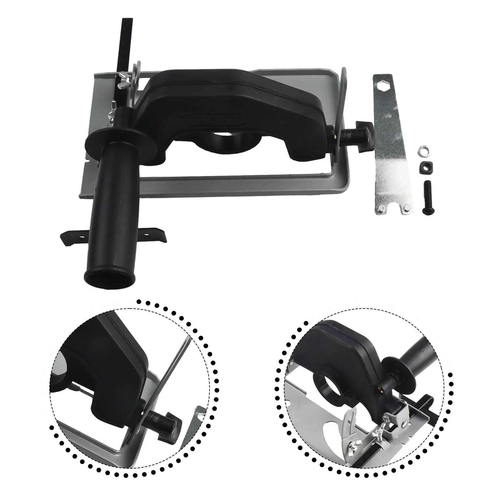 Ручная угловая шлифовальная машина конвертер в режущий станок кронштейн база