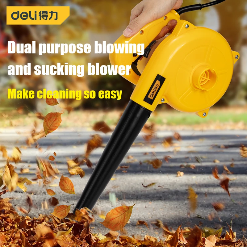 

Deli Blowing and Sucking Dual-use Blower Computer Cleaner Electric Blower Computer Dust Collector 400/600W 220V Air Blower