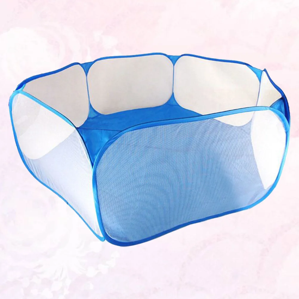 

1pc Playpen Ball Pool Net Foldable Ball Pool Tent Ocean Balls Fence Ball Pit Playpen (Blue)