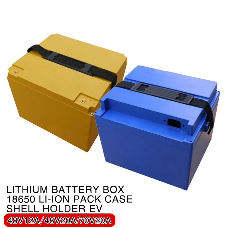 ABS+PC 48V 60V 72V 20Ah 12Ah Lithium Battery Box 18650 li-ion Pack Case Shell Holder EV Tool Parts Insulation Moisture Proof New |