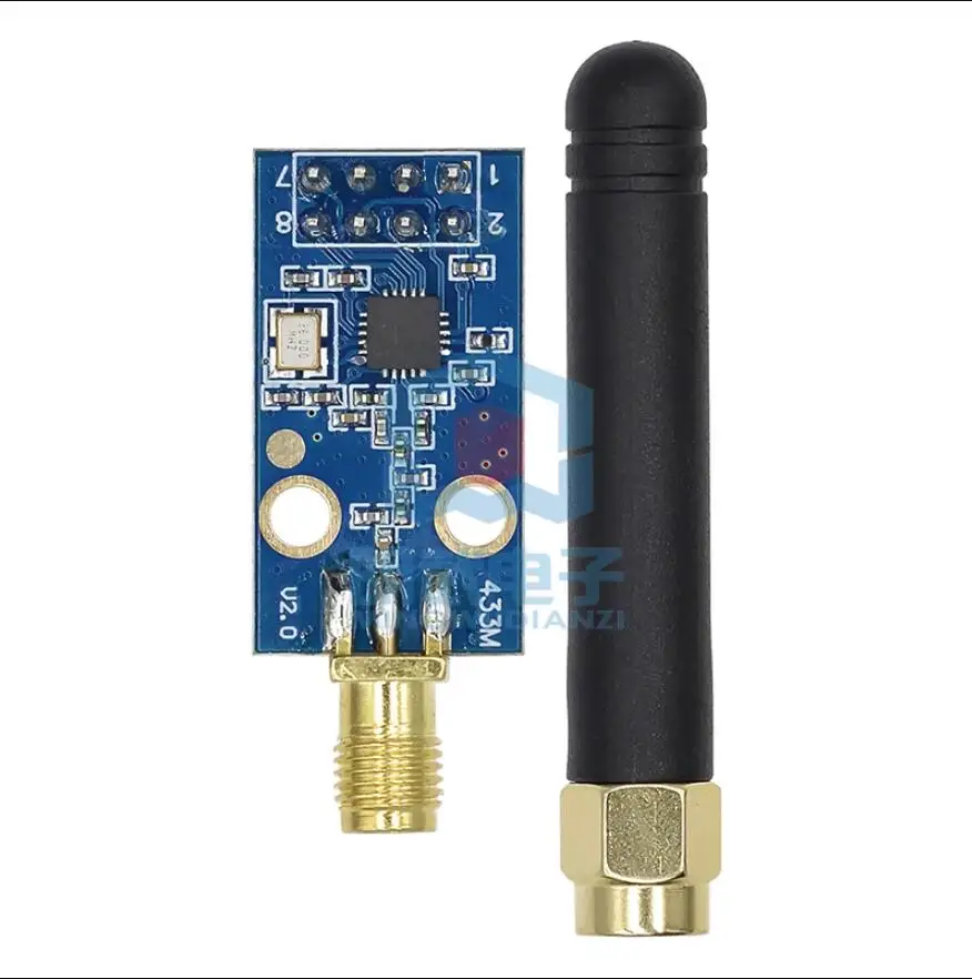 Сверхстабильная Беспроводная Модульная плата CC1101 промышленного класса с внешней антенной (1)
