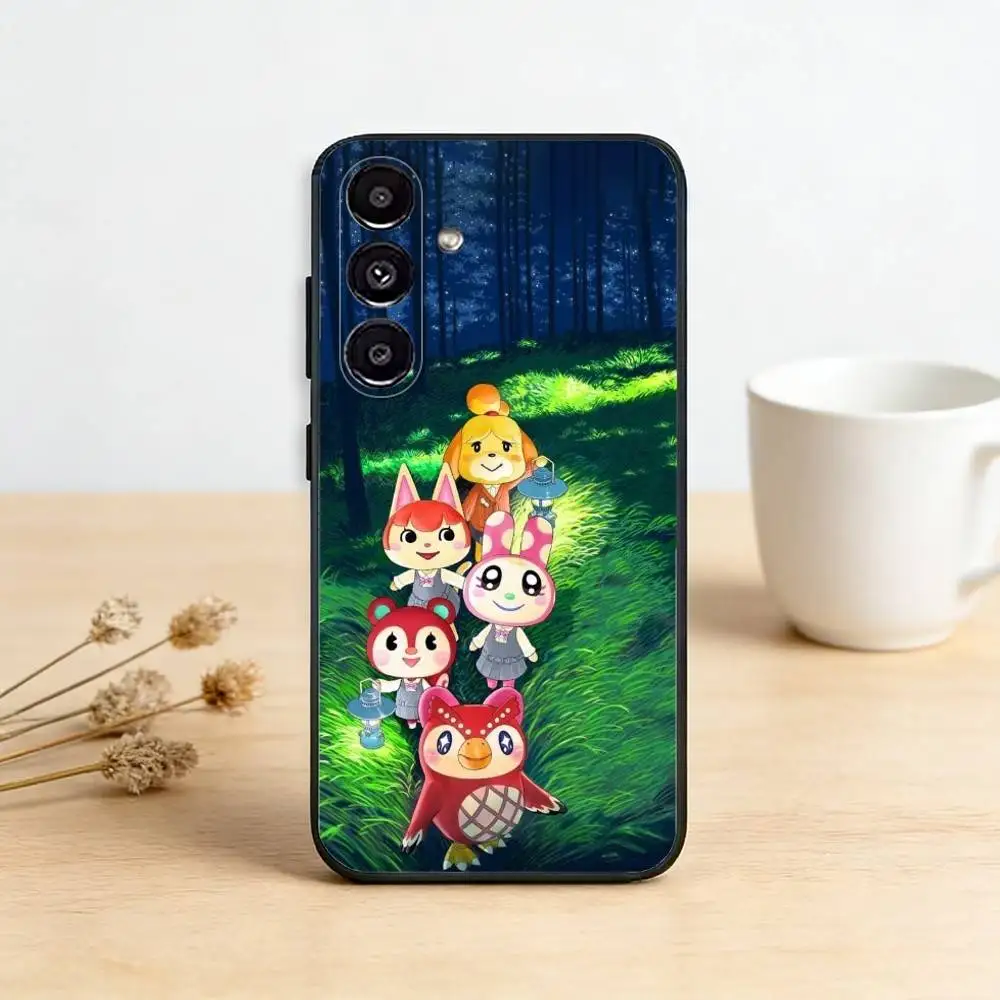 Фото Чехол для телефона Game A-Animals C-Crossing для Samsung Galaxy A13,21s,22,31,32,52,53,71,72,73, мягкий черный чехол №4