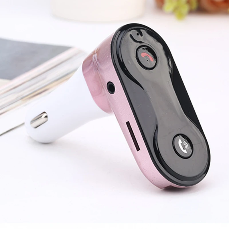 Автомобильный Mp3 Bluetooth громкой связи плеер FM передатчик светодиодный дисплей