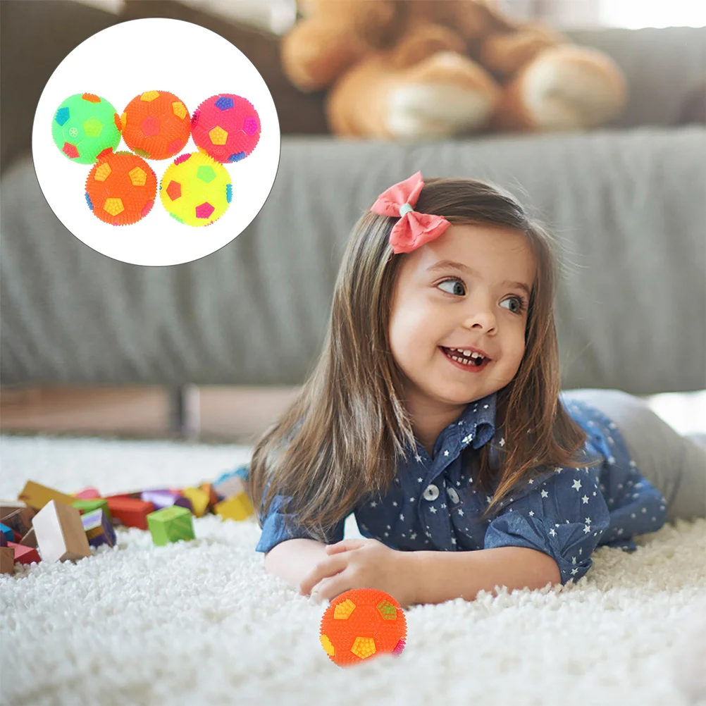

4Pcs Baby Balls Toys Squeezy and Bouncy Balls Kids Toys Small Balls