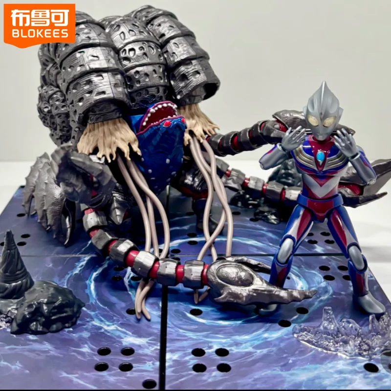 Фото Оригинальная коллекционная модель Blokees Ultraman The Dark Dominator Gatanothor, экшн-фигурка к 30-летию Тиги, для хобби и коллекционеров №1