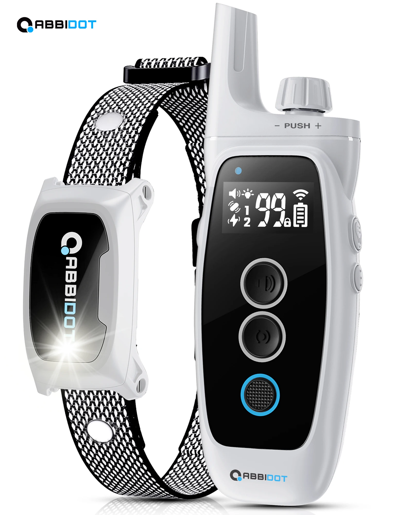 

ABBIDOT T50 Dogs Training Collar Electric Shock 3000ft 900m with LED Light Canine Equipment Supplies Accessories Strap