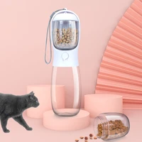 pet accompanying cup cat and dog outdoor portable travel kettle water cup cat dog drinker large capacity water 550ml grain 10