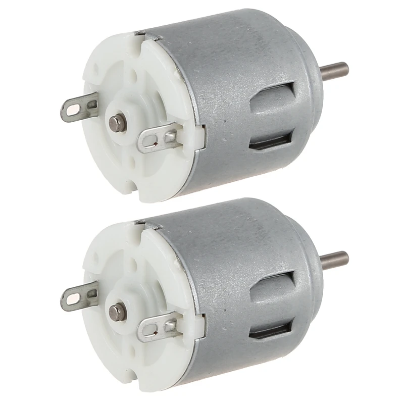 

2X 6-12V 3000 RPM Cylindrical DC Shaft Motor For Smart Cars