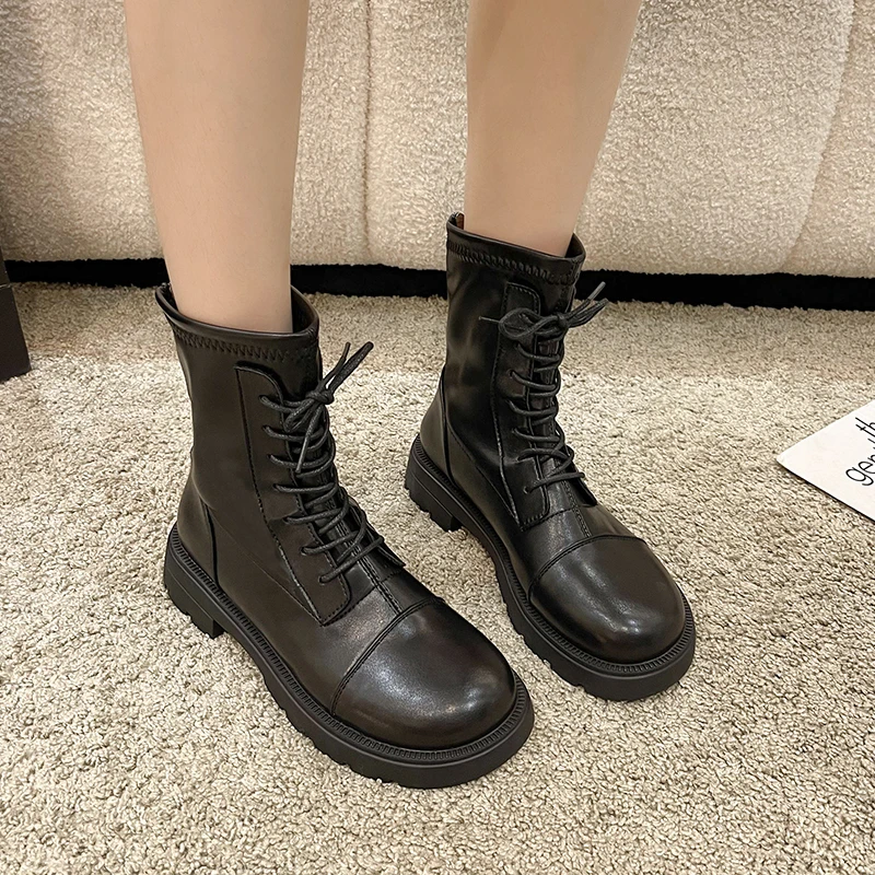 

Новинка Осень-зима 2022, высокие модные сапоги, женские зимние сапоги из микрофибры на флисе, женские сапоги, женская обувь