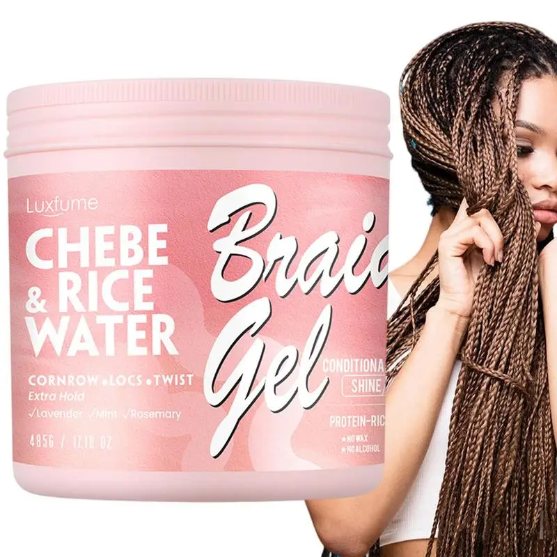 

Twist Braiding Gel 480g Braid Hair Conditioning Pomade Gel Moisturizing Dry And Wet Hair Styling Accessories For Curls Microlocs