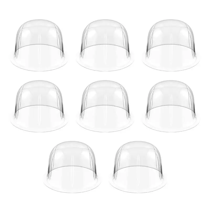 

8pcs 57CM Plastic Hat Stands Hat Package Support Hat Display Holders Dome Transportation PVC Travel Hat Shape Protector Holder
