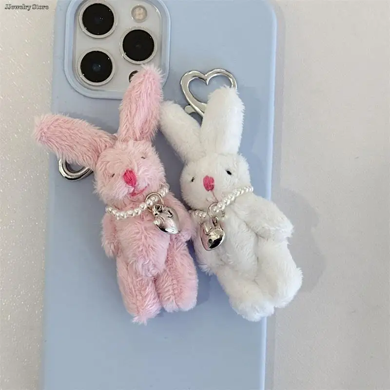 

1pc 8cm Bunny Phone Chain INS Punk Cute Keychain Y2K Fashion Jewelry Cute Keychain Dolls Pendant Accessories Gift