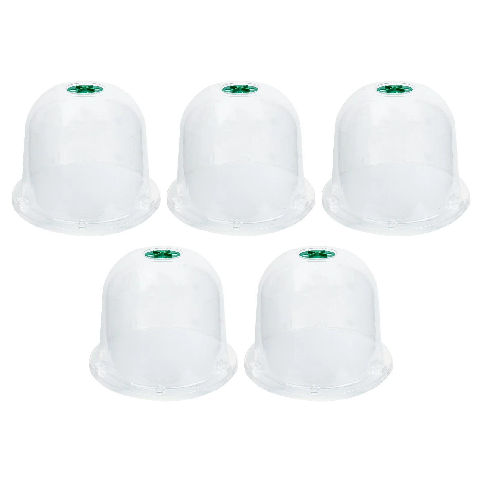 

5 Pcs Plastic Plants Flower Protective Cover Garden Dome Accessory Winter Protector Outdoor Supply Reusable Clear