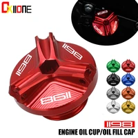 for ducati 1198 2007 2008 2009 2010 2011 motorcycle accessories cnc aluminum engine oil filler cup plug cover screw