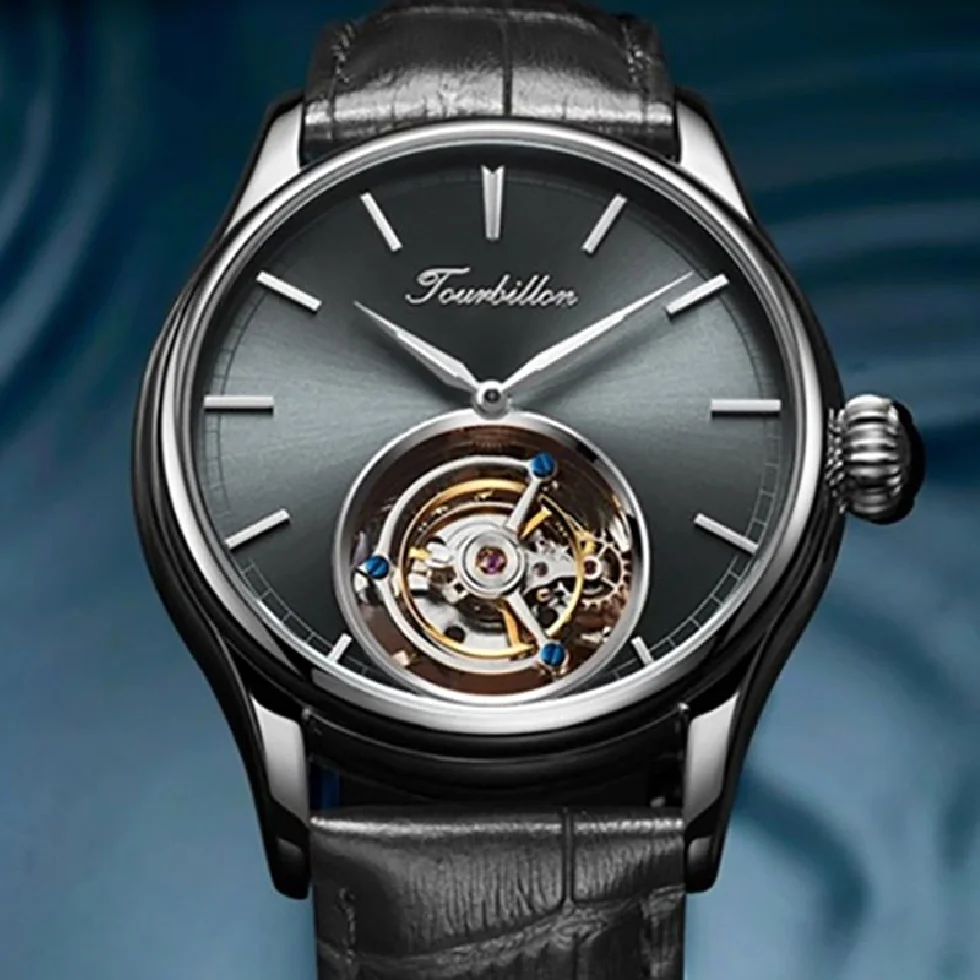 

AESOP Genuine Watch For Men Tourbillon Movement Mechanical Rotary Skeleton Watch Classic Fashion Business Waterproof 7005