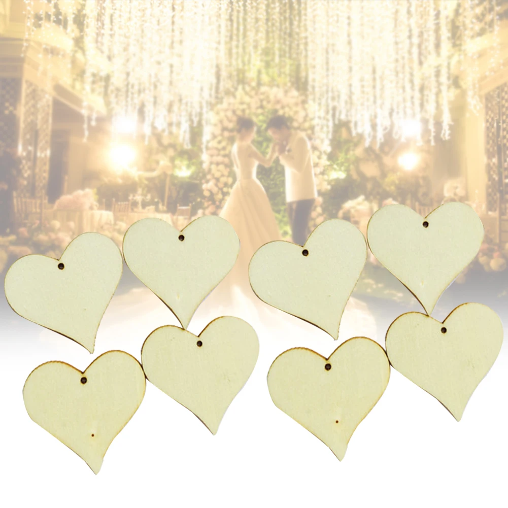 

Handmade Decoupage DIY Party Supplies Festival Wedding Decoration Card Heart Shape Graffiti Wood Gift Scrapbooking Craft Tags