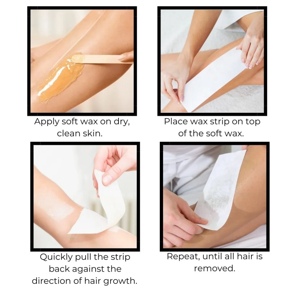 Восковые полоски для эпиляции 100 шт
