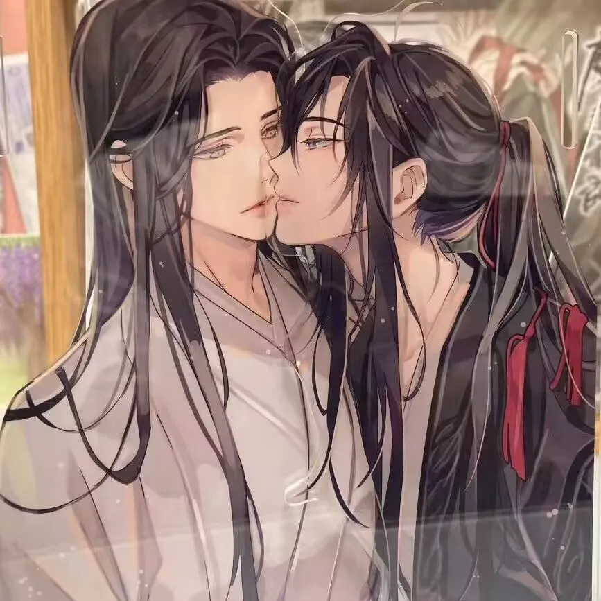 

Волшебный мастер, Wei Wuxian LAN Wangji, стоячая вывеска, акриловая аниме-периферия, украшение для рабочего стола с высоким уровнем внешнего вида для друзей.