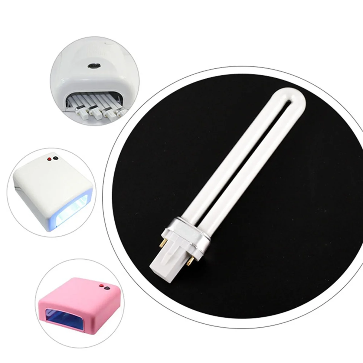 10 шт. УФ-лампы для ногтей 9 Вт 365 нм