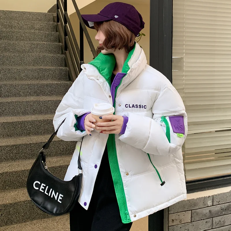 Women's Cotton Jacket 2022 Winter Warm Fashion Women's Down Jacket Korean Version Of The Short Section Of Women's Winter Jacket
