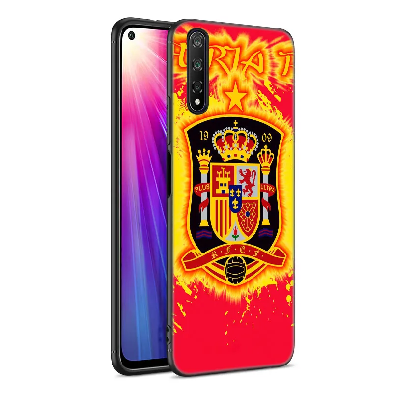 Spain Spanish Flag Phone Case For Huawei Honor 7A 8A 9X 20 Pro 8 10X Lite 7S 8C 8S 8X 9A 9C 10i 20i 30i 20E 20S Black Cover images - 6