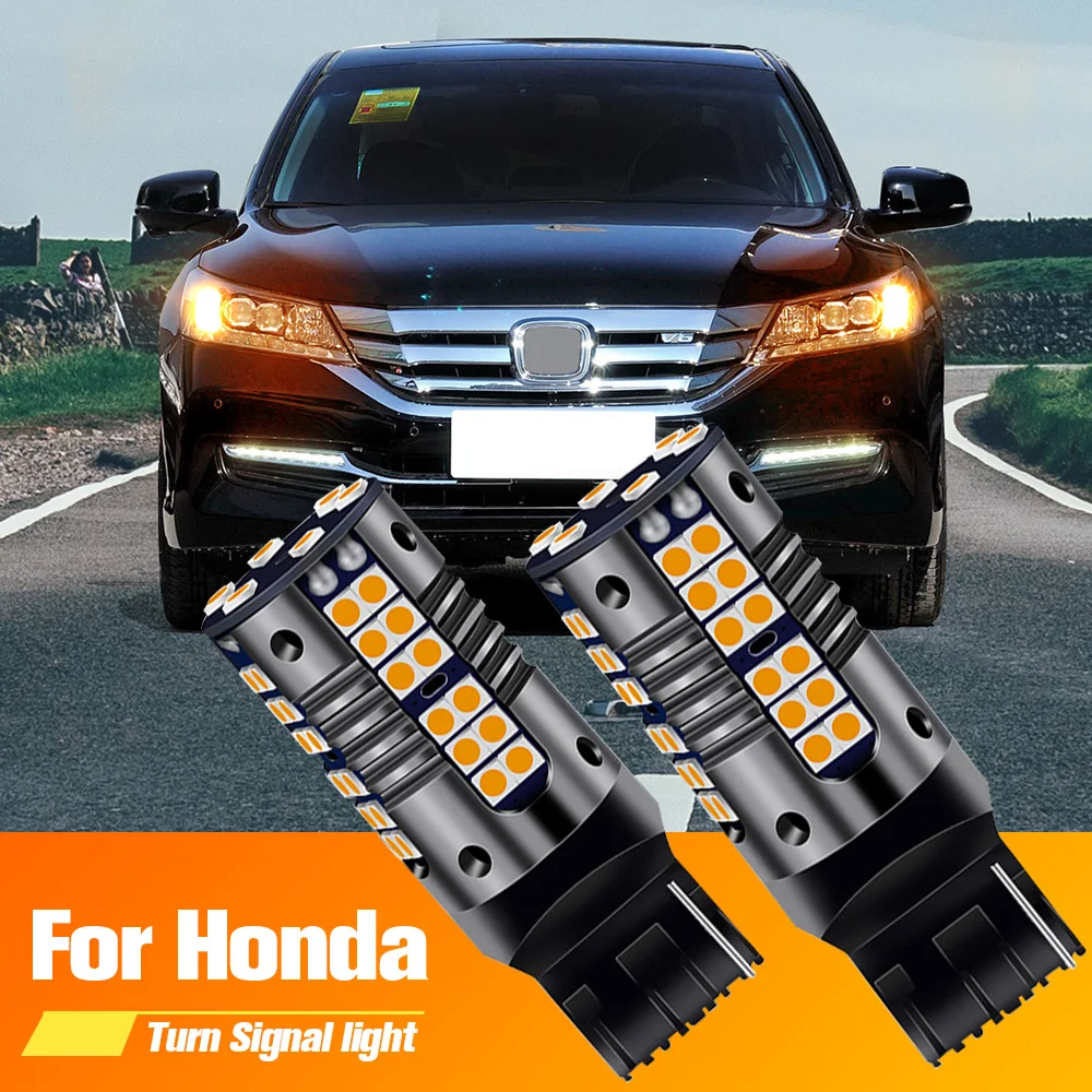 2 шт. светодиодные лампы для указателей поворота Honda Accord 7 10 Civic CRV 1 3 4 - купить по