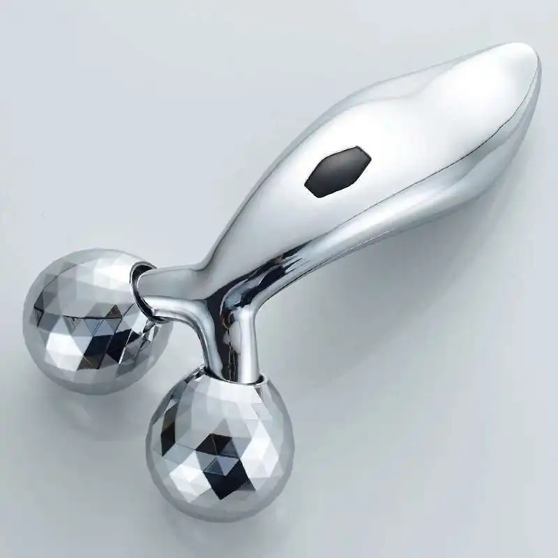 Роликовое устройство для похудения лица с ручным 3d-роликом